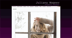 Desktop Screenshot of julianawagner.com