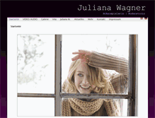 Tablet Screenshot of julianawagner.com